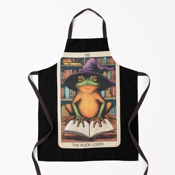 Item preview, Book Lover Frog Tarot Card Mystical Tarot Magical Literary designed and sold by Kimberley King Art  King Art.