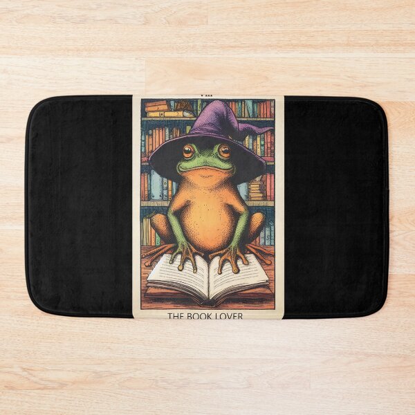 Item preview, Book Lover Frog Tarot Card Mystical Tarot Magical Literary designed and sold by Kimberley King Art  King Art.