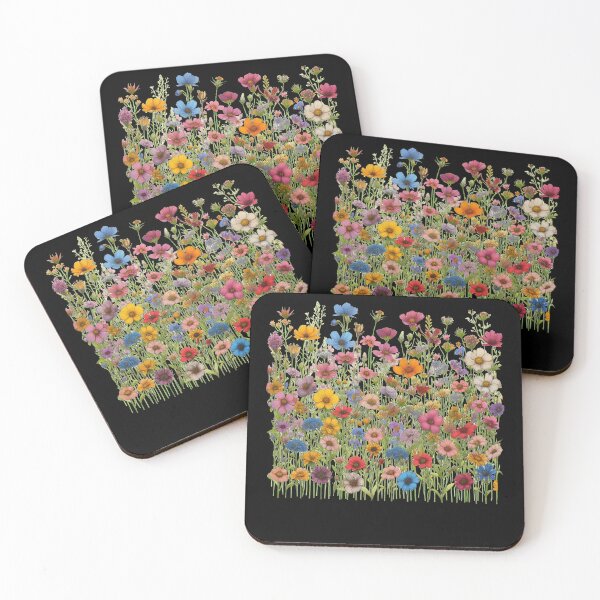 Item preview, Vintage Goblincore Boho wildflowers Nature Botanical Garden designed and sold by Kimberley King Art  King Art.