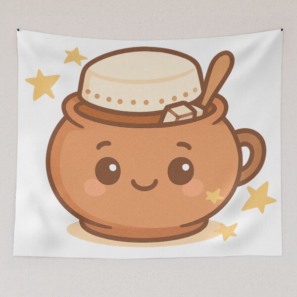 Item preview, Chai Crew: Sugar Bowl Buddy – Kawaii Muslim Tea Lover Design designed and sold by Sabr and Chai.