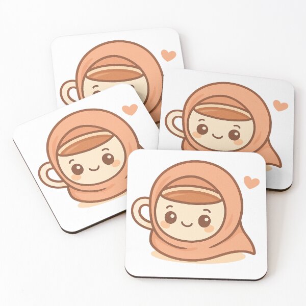 Item preview, Chai Crew: Hijabi Teacup – Cute Muslimah Chai Design designed and sold by Sabr and Chai.