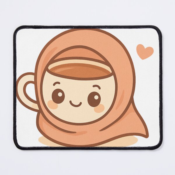 Item preview, Chai Crew: Hijabi Teacup – Cute Muslimah Chai Design designed and sold by Sabr and Chai.