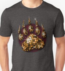 Disco-Ball-Bärenklauen-Taschen-Tasche Slim Fit T-Shirt