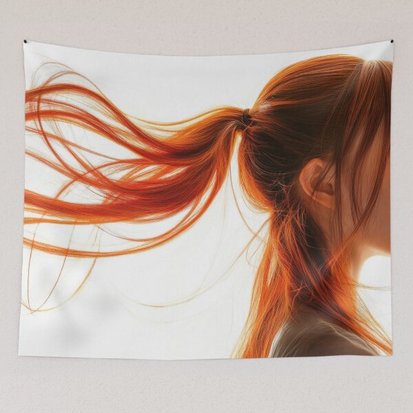 Item preview, Portrait of a girl with flowing hair designed and sold by anytka.