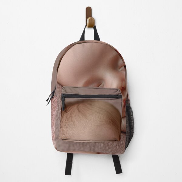 Item preview, Baby peacefully sleeps on fabric designed and sold by anytka.