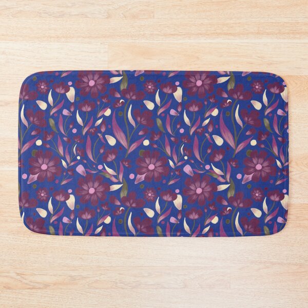 Item preview, Mulberry Whispers - Midnight Garden Blue designed and sold by holu_designs.