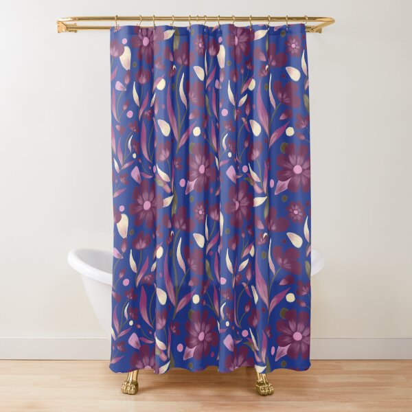 Item preview, Mulberry Whispers - Midnight Garden Blue designed and sold by holu_designs.