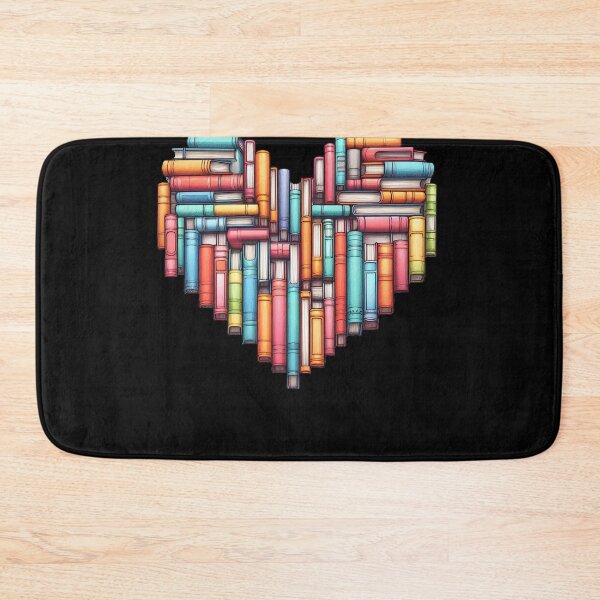 Item preview, Book Lover Heart Reader Reading designed and sold by Kimberley King Art  King Art.