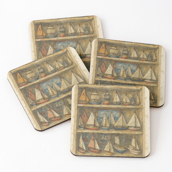 Item preview, Sailor's Collection: Miniature Ships on Display designed and sold by Proyava.Art.