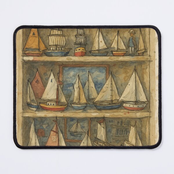 Item preview, Sailor's Collection: Miniature Ships on Display designed and sold by Proyava.Art.