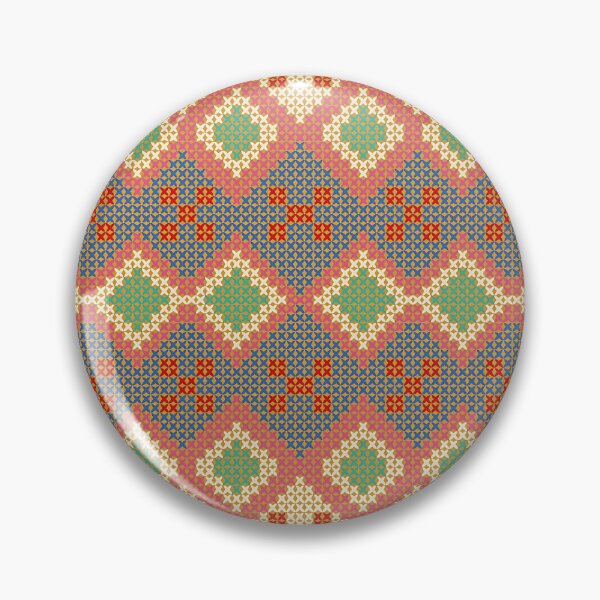 Item preview, Pixel Weave Thai Diamond Pattern – Boho Fusion Style designed and sold by pangmee.