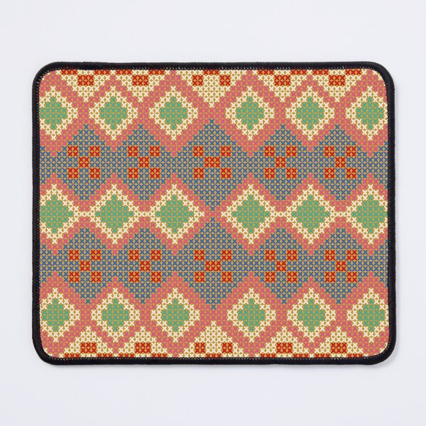 Item preview, Pixel Weave Thai Diamond Pattern – Boho Fusion Style designed and sold by pangmee.