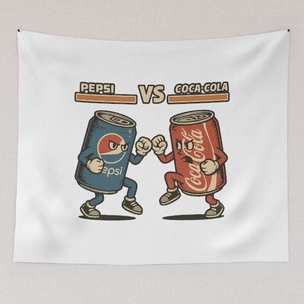 Artikelvorschau, Soda-Showdown: Pepsi vs. Coca-Cola entworfen und verkauft von negve.