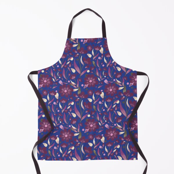 Item preview, Mulberry Whispers - Midnight Garden Blue designed and sold by holu_designs.