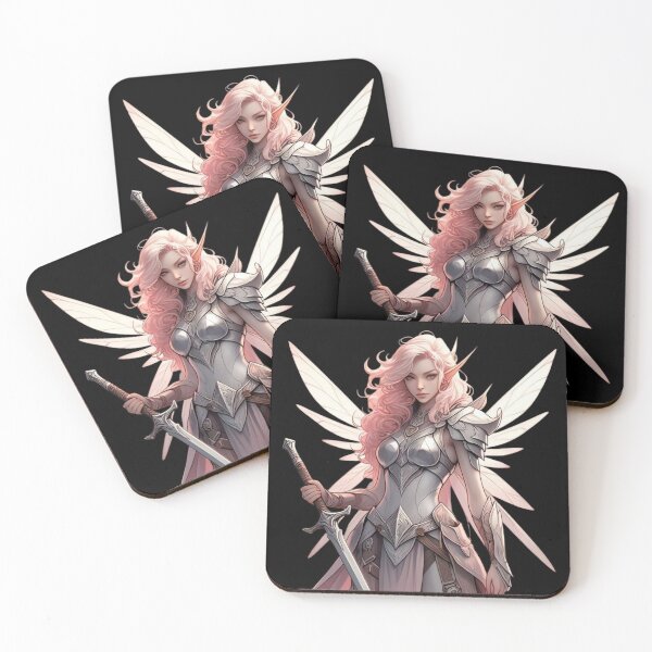 Item preview, Enchanting Pink-Haired Elf Warrior designed and sold by DixieGirlStudio.