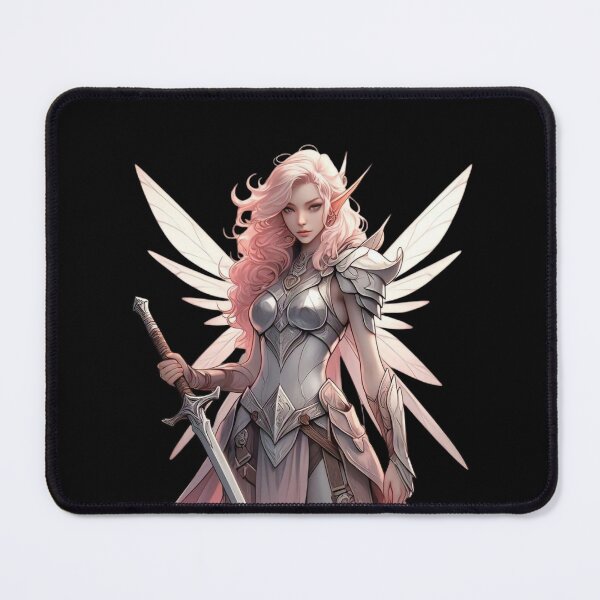 Item preview, Enchanting Pink-Haired Elf Warrior designed and sold by DixieGirlStudio.
