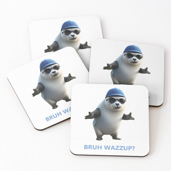 Item preview, Seal - Hey Bruh Wazzup? designed and sold by Museum Of Non-Existing Art.