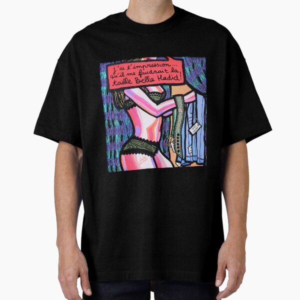 Taille Bella Hadid T-shirt oversize