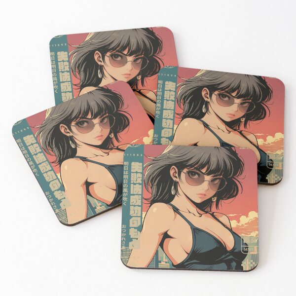 Item preview, Cute japanese girl with glasses on the street designed and sold by BOZGO.