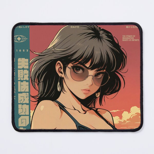 Item preview, Cute japanese girl with glasses on the street designed and sold by BOZGO.