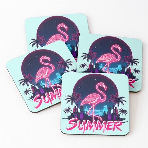 Item preview, Summer Flamingo neon summer designed and sold by Akasilius.