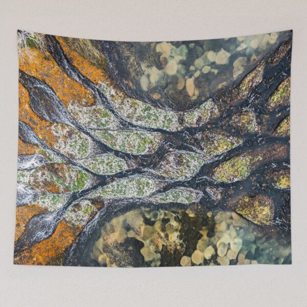 Item preview, Colorful river patterns in nature designed and sold by anytka.