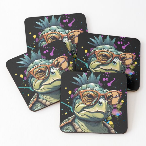 Item preview, Mohawk Turtle Warrior Geek designed and sold by PunifyHQ.