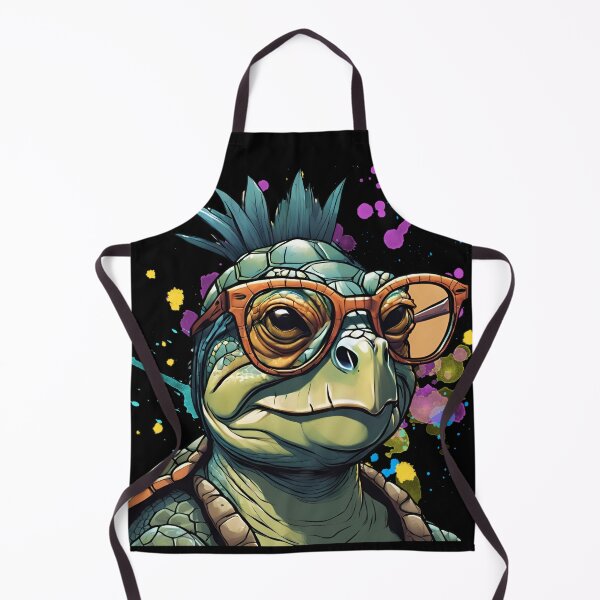 Item preview, Mohawk Turtle Warrior Geek designed and sold by PunifyHQ.