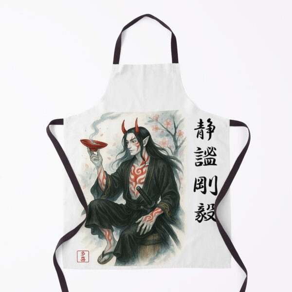 Item preview, 静謐剛毅 – Sumi-e Shuten Doji | Ink Spirit – Akka Series designed and sold by Taki_jp_design.