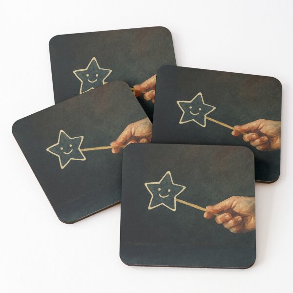Item preview, Smiling Star Wand – Watercolor Style Art from Original Photo designed and sold by Pacika.