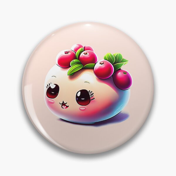 Item preview, Cute Fruit - Peachy Keen Cranberry designed and sold by UmamiDesigns.