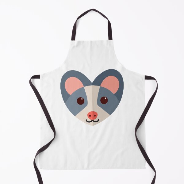Item preview, Grey rodent face on a heart designed and sold by jazzydevil.