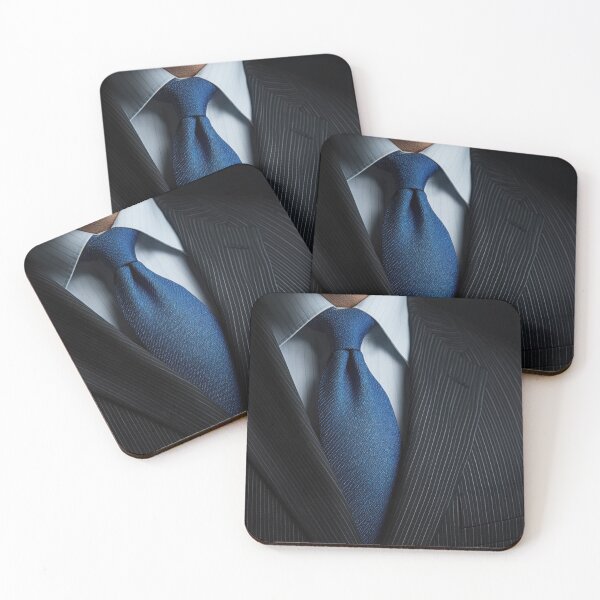 Item preview, Elegant suit with blue tie in focus designed and sold by anytka.