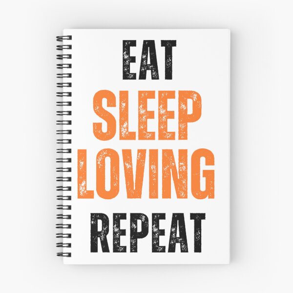 Item preview, Eat, sleep, love, repeat designed and sold by FoxinhoSoumaila.