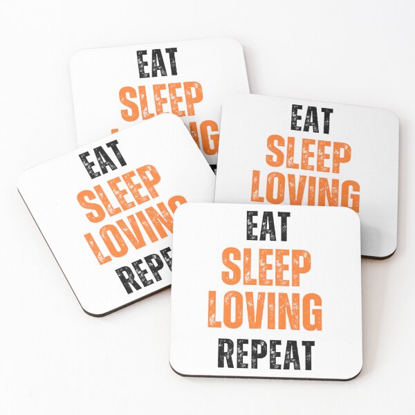 Item preview, Eat, sleep, love, repeat designed and sold by FoxinhoSoumaila.