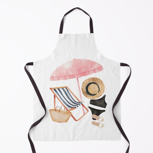 Item preview, Beach collection painted in watercolor chic stylish and colorful designed and sold by adesignworld.