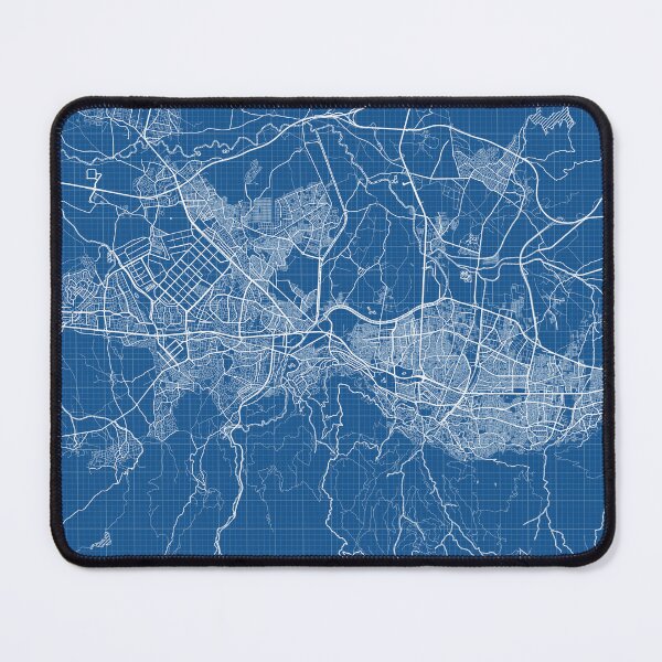 Item preview, Bursa City Map of Turkey - Blueprint designed and sold by deMAP.