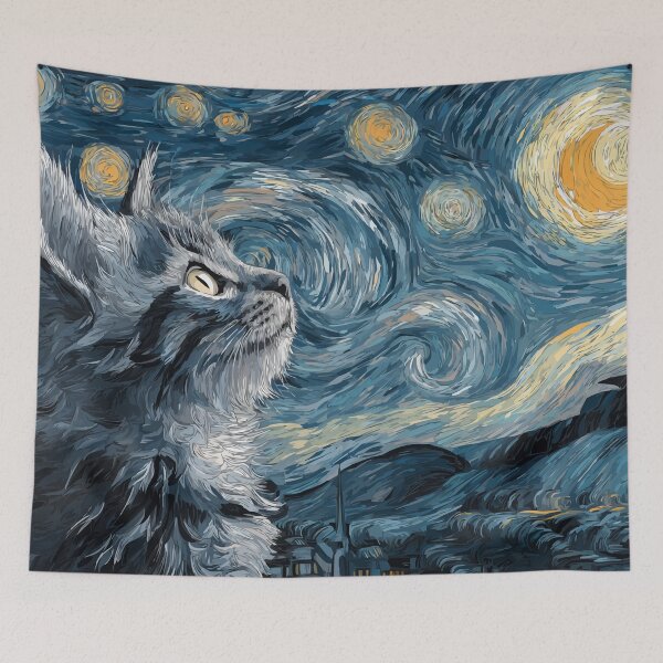 Item preview, Starry-Eyed Cat Dreams designed and sold by Frostlyn.
