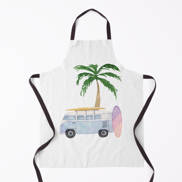 Item preview, Surf scene with beach and palm trees. Mahalo. designed and sold by adesignworld.