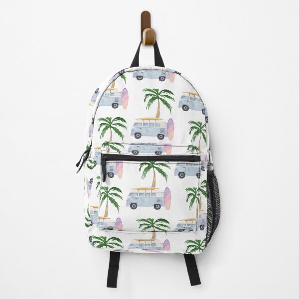 Item preview, Surf scene with beach and palm trees. Mahalo. designed and sold by adesignworld.
