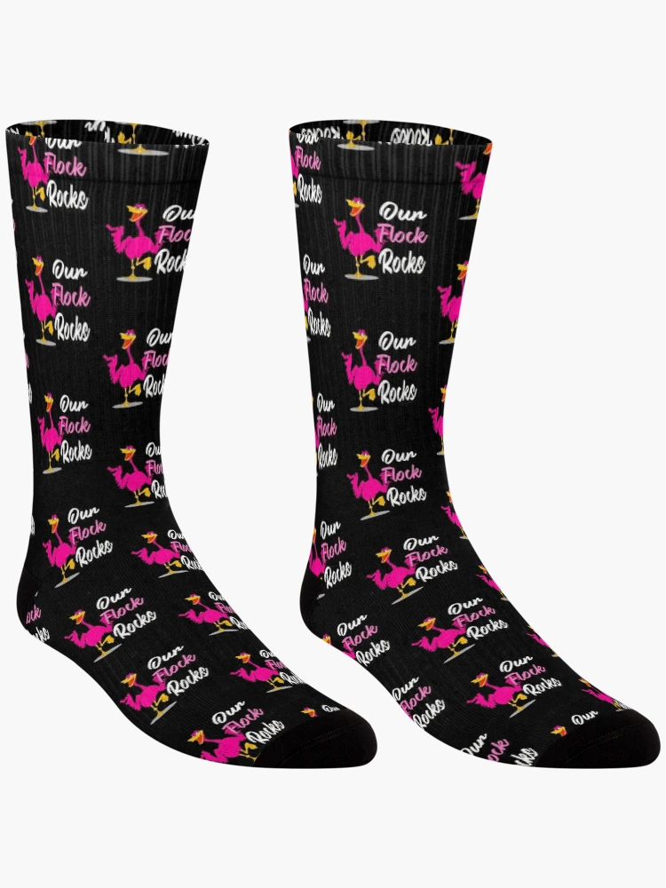 Thumbnail 3 of 5, Socks, Our Flock Rocks designed and sold by TheEndDesign.