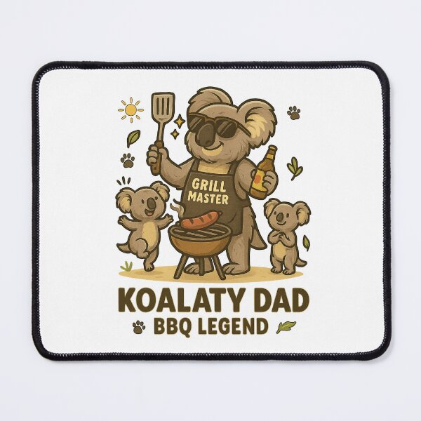 Item preview, Koalaty Dad BBQ Legend | Funny Grill Master Koala Design | Aussie Father’s Day Gift for Dads Who Love to Barbecue designed and sold by Memorph.