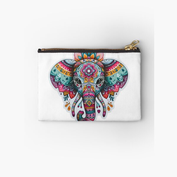 Item preview, boho elephant with a flower floral sticke ,boho style,Bohemian,Bloom Boom,Spring,ethnic designed and sold by Expressions-Sel.