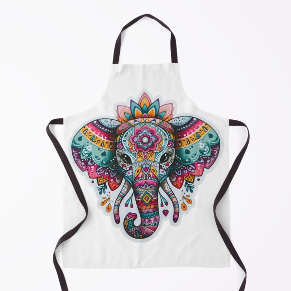 Item preview, boho elephant with a flower floral sticke ,boho style,Bohemian,Bloom Boom,Spring,ethnic designed and sold by Expressions-Sel.