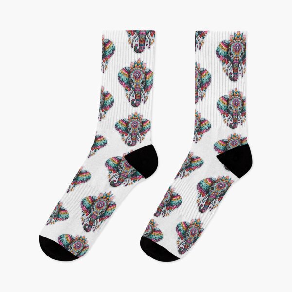 Item preview, boho elephant with a flower floral sticke ,boho style,Bohemian,Bloom Boom,Spring,ethnic designed and sold by Expressions-Sel.