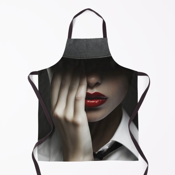 Item preview, Red-lipped figure in a hat designed and sold by anytka.