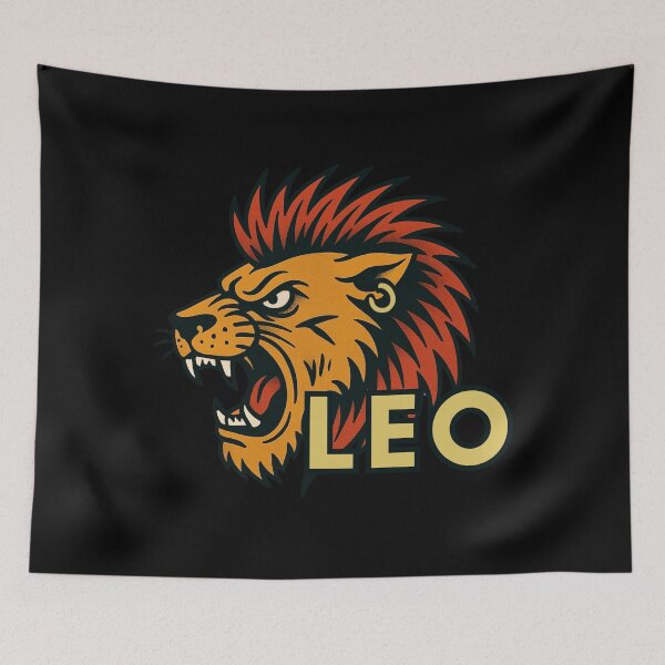 Item preview, Leo Zodiac Punk Lion designed and sold by UNK-Fatigues.