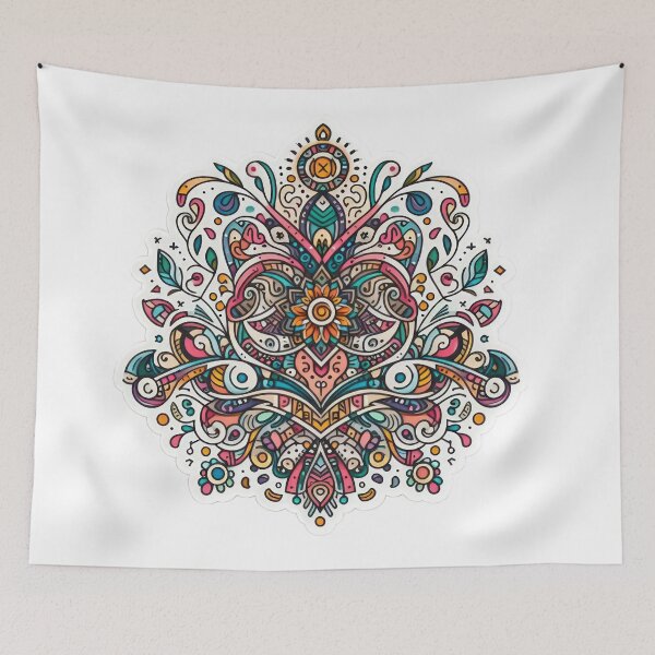 Item preview, boho flower floral sticke ,boho style,Bohemian,Bloom Boom,Spring,ethnic designed and sold by Expressions-Sel.