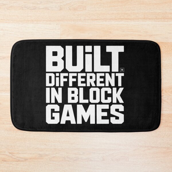 Item preview, Built Different in Block Games designed and sold by SignumShop.