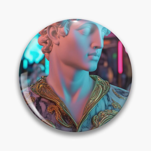 Item preview, Neon David Statue in Baroque Dragon Jacket	 designed and sold by weirdfishes123.